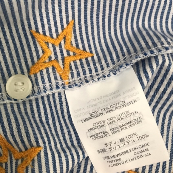 Madewell Small Star Embroidered Striped Shirt - Picture 6 of 6